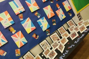 Children in Reception who are 4 and 5 made this amazing art!