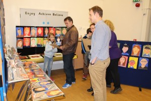 Year 5 and Year 6 display of art.