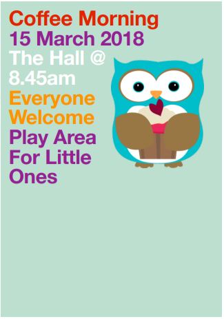Coffee morning 03.18